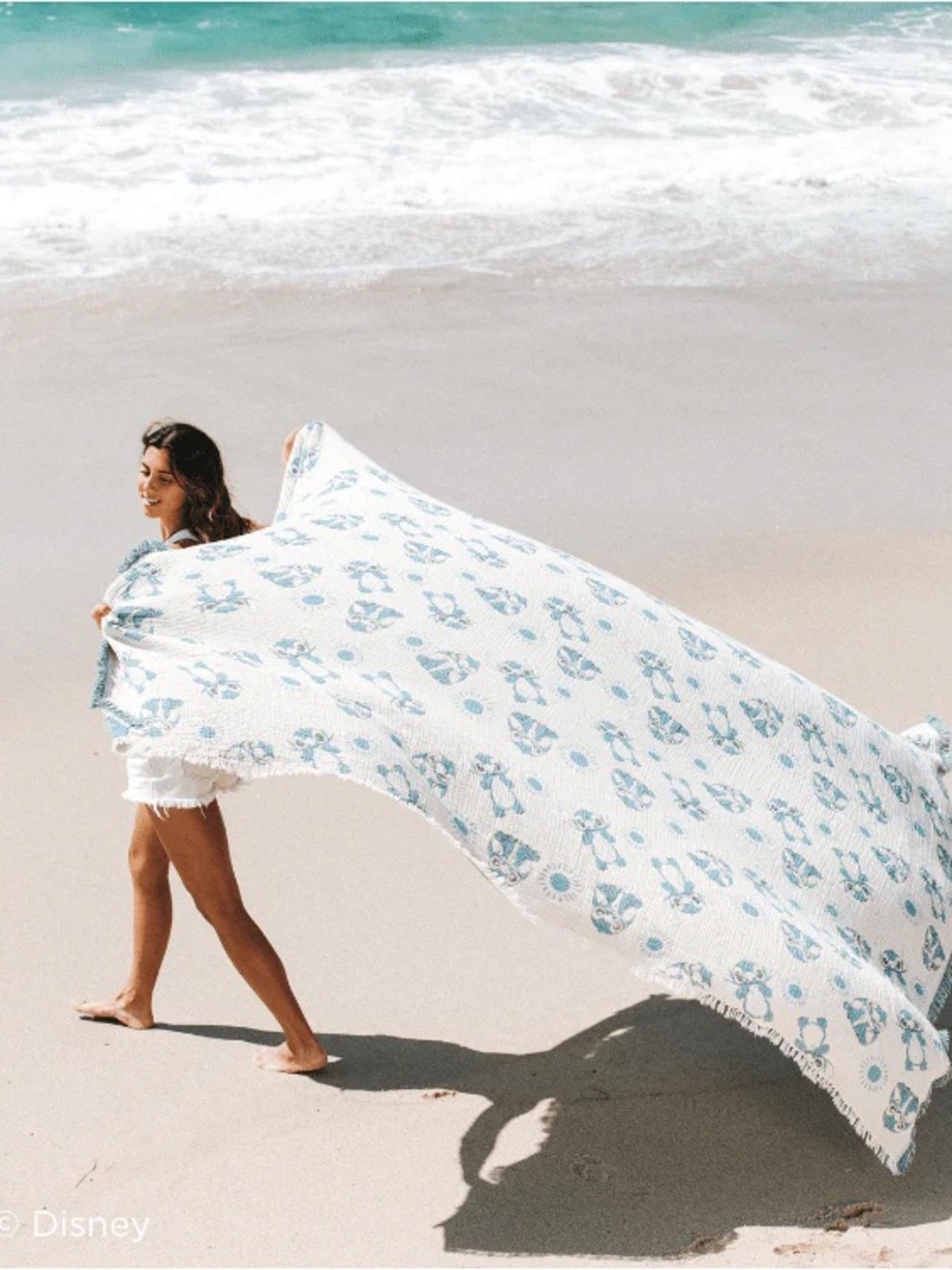Disney Stitch Sand Cloud Beach Towel Party Blanket